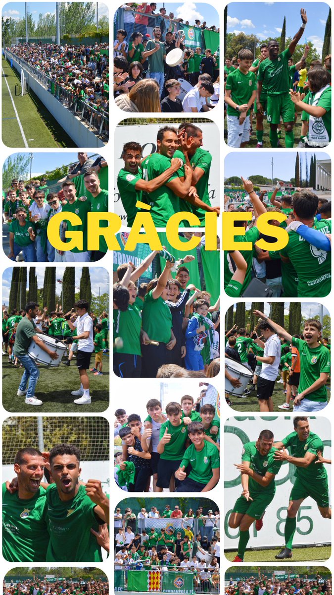 Un dia de partiiit, a Fontetes vaig anaaar… 🎶 i JUNTS VAM CELEBRAR LA PERMANÈNCIA!!! 💚 #2aRFEF 

👏🏻🙏🏻 Gràcies afició! Sense vosaltres no hagués estat possible!!!

💪🏻 Ens veiem la pròxima temporada amb MÉS i MILLOR 

🎥 VÍDEO- RESUM de la jornada al nostre Instagram