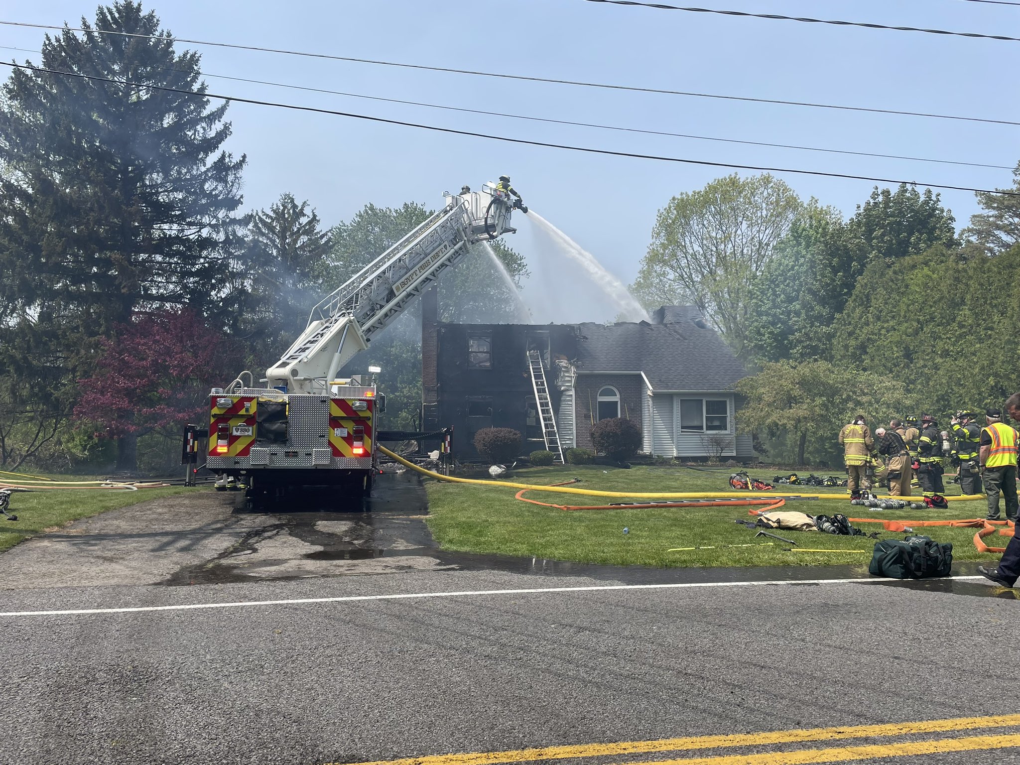 Structure fire in Macedon: Firefighters on-scene during afternoon