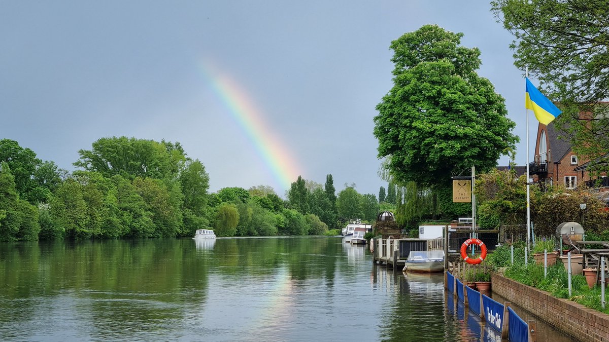 We never tire of the (ever-changing) view from the pontoon