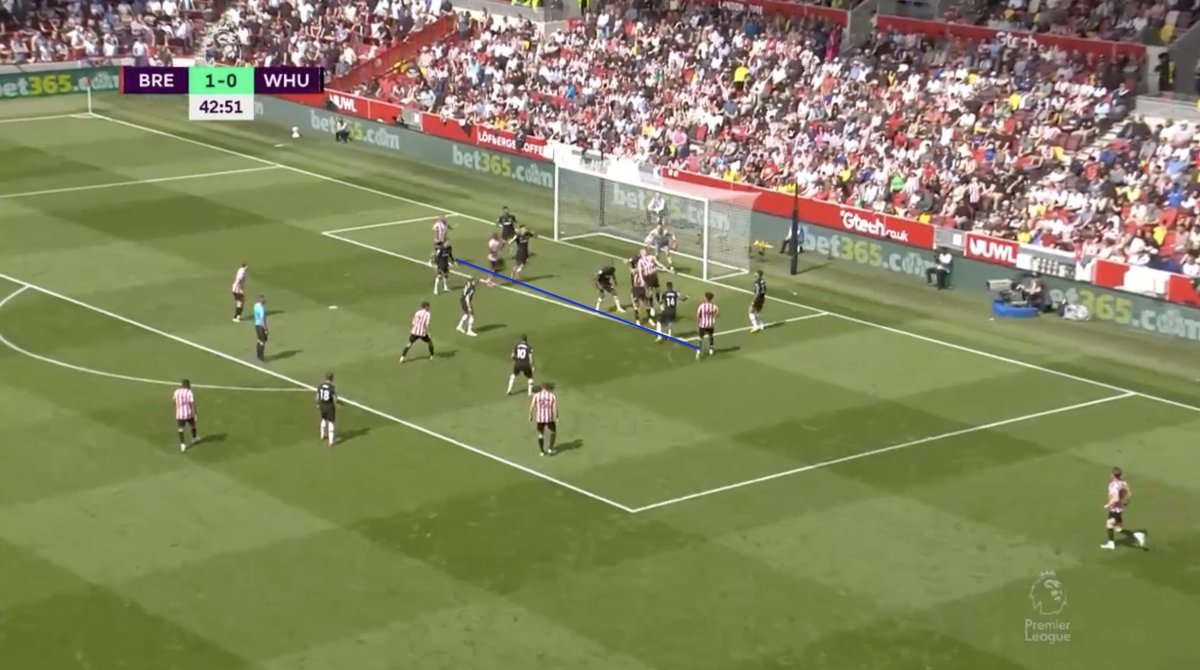 Jon Mackenzie on Twitter "When the ball lands on Ben Mee's head