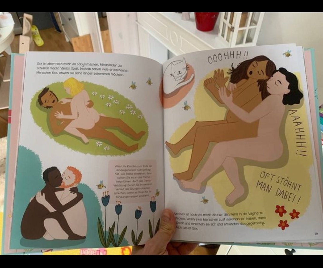 ... Estos son libros de educación sexual en Alemania... Me da igual lo que me digáis, pero esto es una basura adoctrinadora que está destrozando a varias generaciones... Que opináis???...