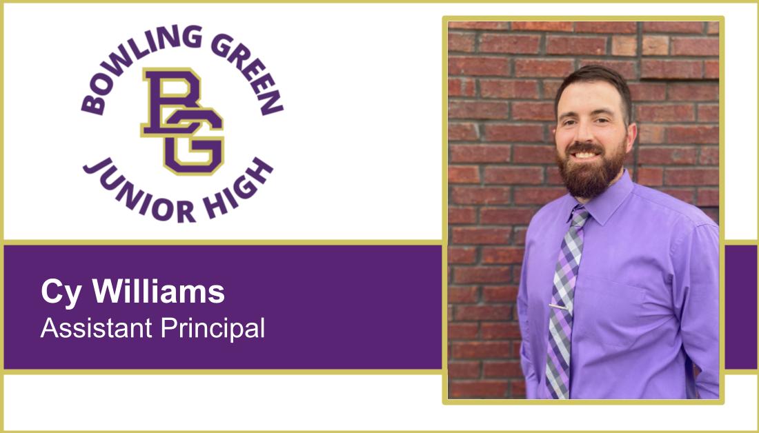 We are excited to welcome <a href="/cy_br77/">Cy Williams</a> back to @bgjhs as our Assistant Principal! 

Mr. Williams states, "I cannot wait to work alongside the students and staff members at BGJHS to ensure that we demonstrate the district's motto:  Excellence Is Worth the Effort."