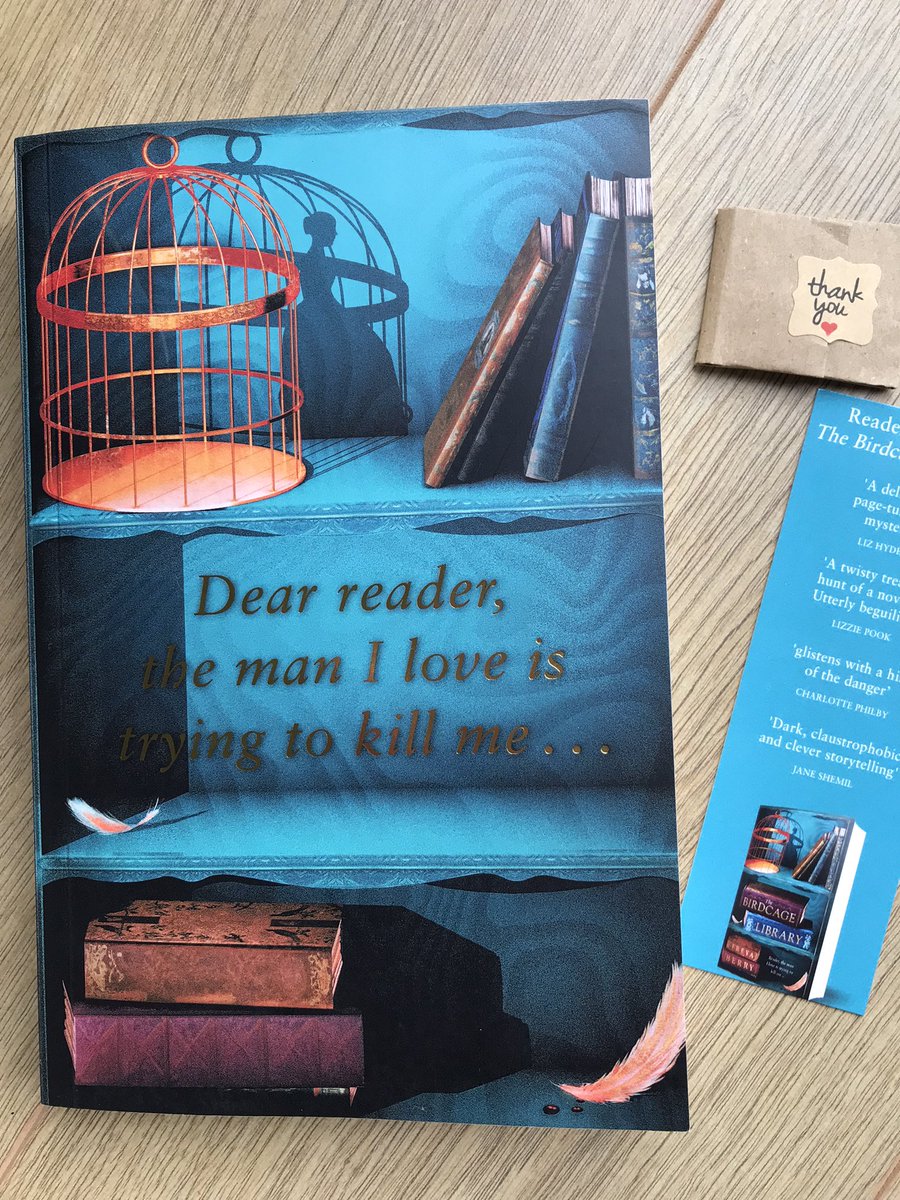 Many thanks to #TandemCollective @FreyaBBooks and @headlinepg for my copy of #TheBirdcageLibrary 

Out on 22.6.23 this sounds and looks amazing.