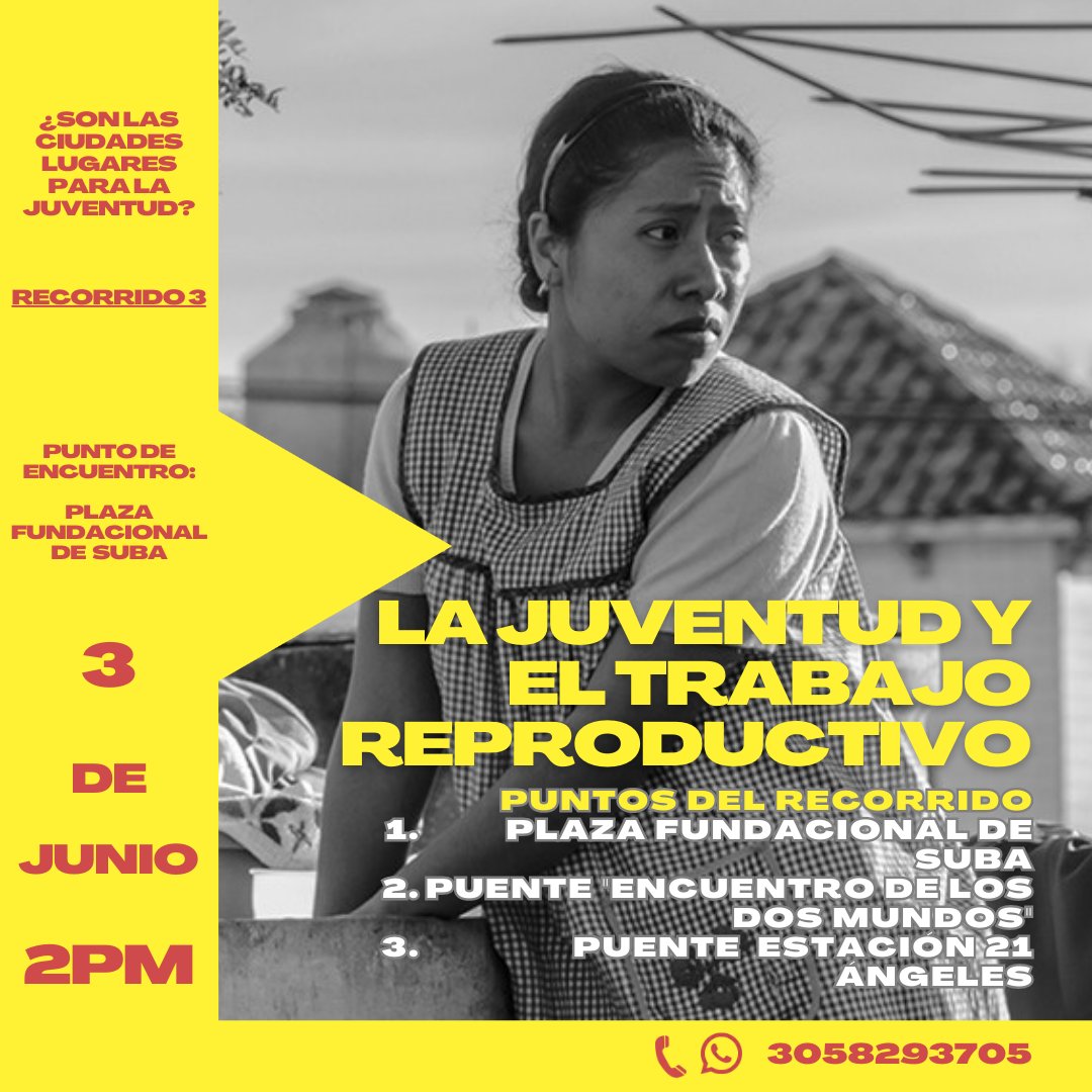 ¿Son las ciudades lugares para la juventud? 📷📷

Llena el formulario y participa en nuestro ciclo de recorridos urbanos gratuitos sobre las relaciones entre la segregación en la ciudad contra los jóvenes y su cotidianidad.
forms.gle/t3yBnj3Y4QMkaJ…