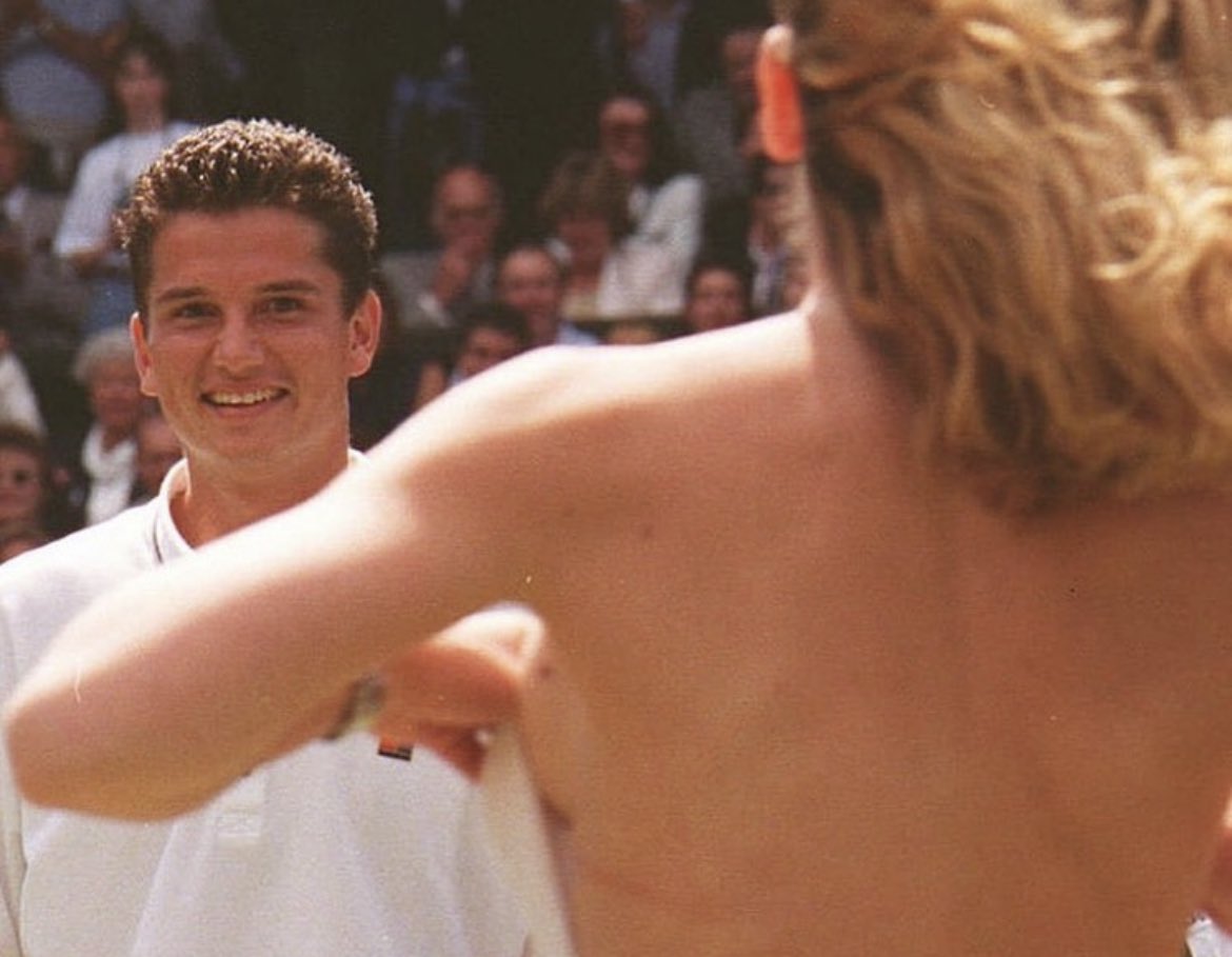 During the 1996 Wimbledon men's final match, an incident occurred when a woman sprinted across the court, catching the attention of players Richard Krajicek and MaliVai Washington, who paused to observe the streaker with amusement. The woman was later identified as Melissa