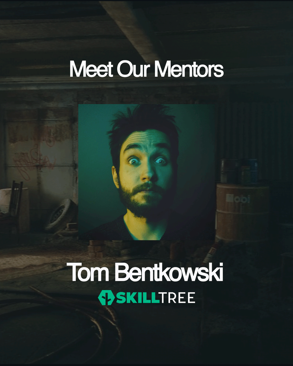 SkillTree_inc's tweet photo. @bentkowski_t is a Senior Lighting Artist who we're thrilled to announce is now mentoring at SkillTree with limited availability for June 2023 - tap the link to book a mentorship with him now: https://t.co/ZwA5mfUe73 #GameDev @GameDevMentorship https://t.co/c6Y421FpTm