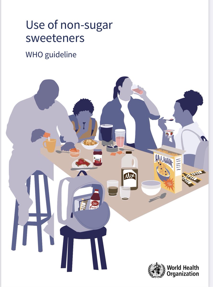 Bravo 🥳! 
Las nuevas guías OMS de edulcorantes no calóricos concluye que estos NO son recomendables para control de peso ni para lograr alimentación saludable ⚠️⛔️

Cuidado con quien los recomienda 😅☝🏼

who.int/publications-d…