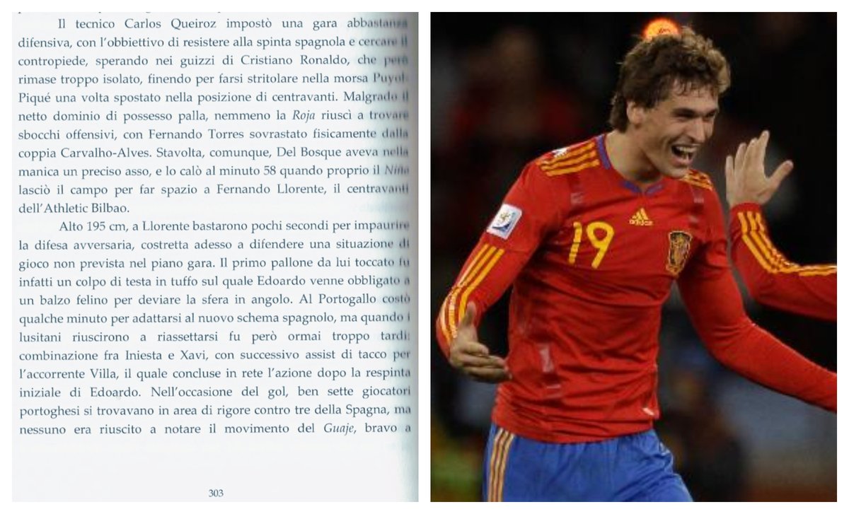 JuriGobbini's tweet image. Si ritira dal calcio giocato #FernandoLlorente, personaggio che non poteva mancare nel mio libro sulla Selección spagnola "Dalla Furia al Tiki-Taka" per il suo ruolo decisivo nel 2010 negli ottavi contro il Portogallo, quando entrò e cambiò la partita.
📖urbone.eu/products/dalla…