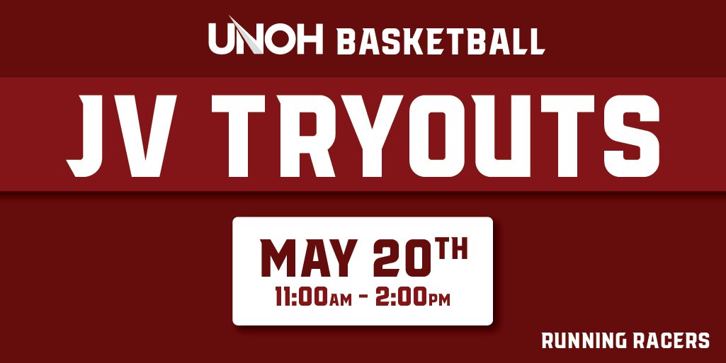 Still spots available this Saturday for an opportunity to earn a scholarship. 

Email Coach Duvall at aduvall@unoh.edu to secure your spot.

@NAIAHoopsReport @TweetsbyCoachP @coachq7 @NEO_Spotlight @UNOH_edu @coachrwest @ItsCoachAce