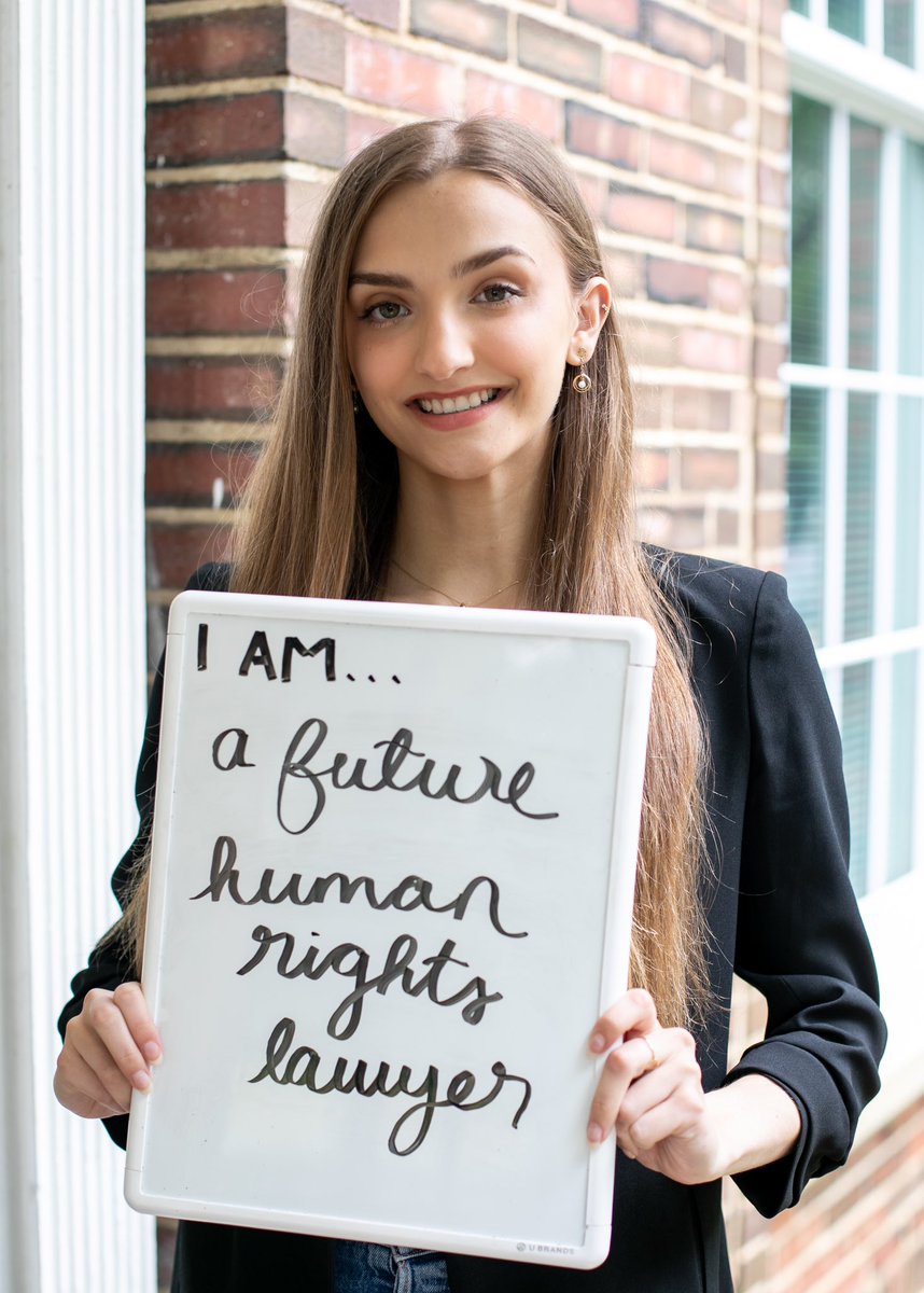 It’s Sydney’s turn! Sydney Hamilton is a Human Rights, International Studies, and Political Science triple-major. She served as the president of SMU’s Amnesty International.

Congratulations, Sydney!🍾