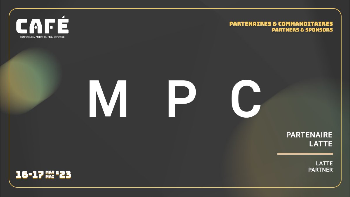 CAFÉ - Conference, Animation, FX, Expertise tweet media