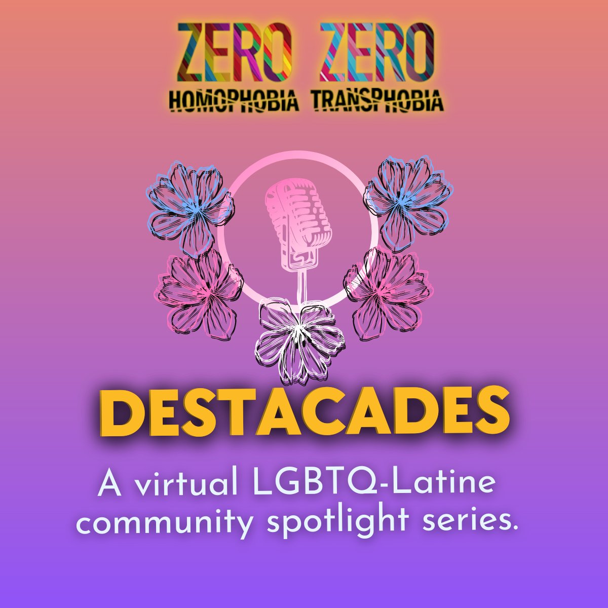 LatinoCommAIDS's tweet photo. This month, Zero is launching “Destacades", a monthly LGBTQ+ Latine spotlight series in which two LGBTQ+ Latine leaders from one region/state will be presented during a one-hour virtual dialogue. On May 17th at 2PM ET, we start in Georgia.  https://t.co/VoPG1PpmaY https://t.co/iMtfVj3mIX