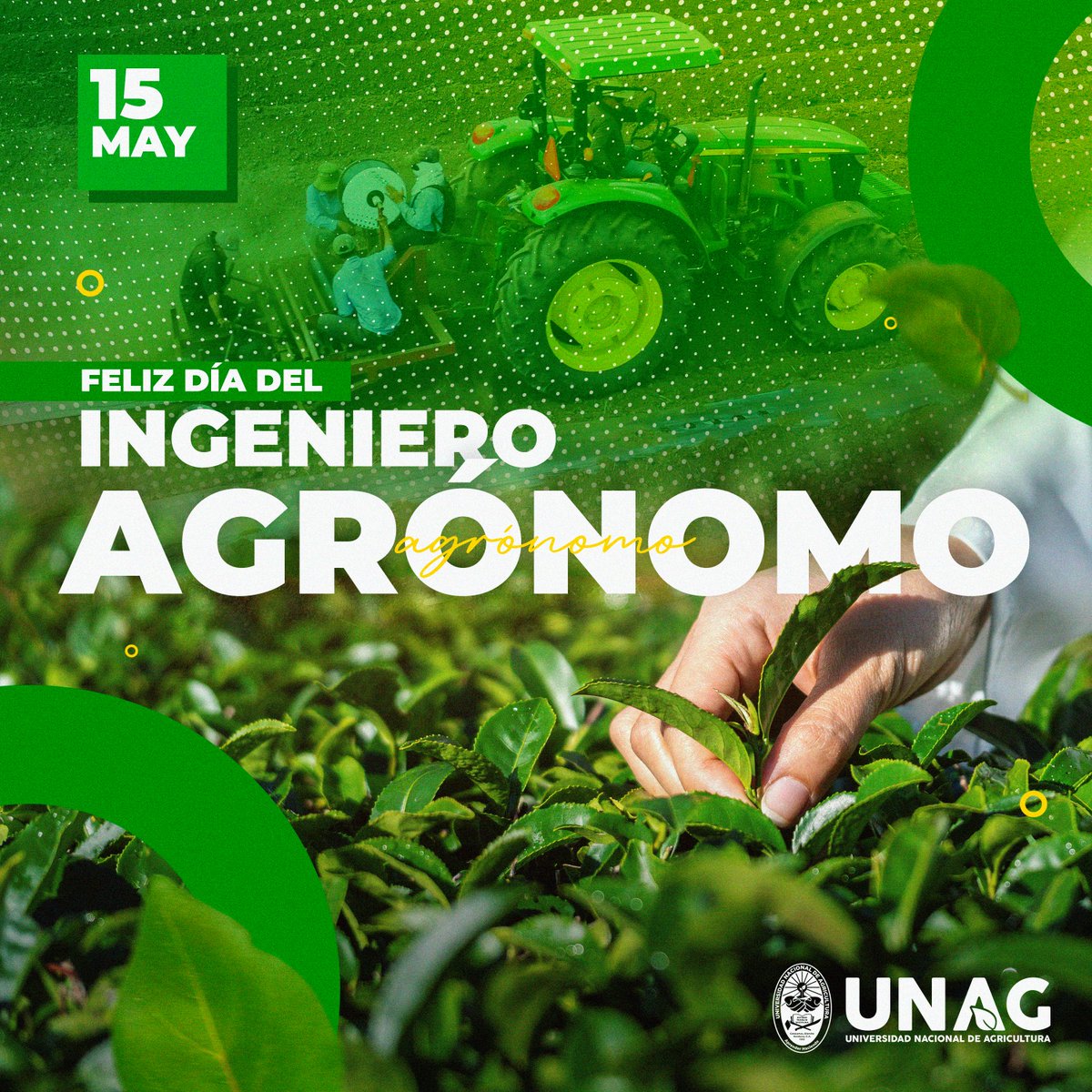 ✳️Cada 15 de mayo Honduras celebra el Día del Ingeniero Agrónomo, profesión que se atribuye a aquellos profesionales dedicados a la transformación agroalimentaria de un país.