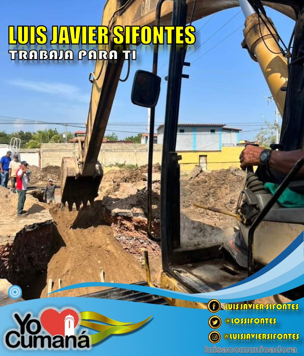 YO❤️CUMANA
📢Así se lleva a cabo las labores de construccion del sistema de drenaje en la Av. Cancamure con Calle las Flores en #Cumana por parte del alcalde Bolivariano 👉 .<a href="/lossifontes/">LUIS JAVIER SIFONTES</a>  .🚩
#15May
#SomosPuebloDigno
#FelizLunes
#Sucre
▶️ .<a href="/NicolasMaduro/">Nicolás Maduro</a>
▶️ .<a href="/PartidoPSUV/">PSUV</a>