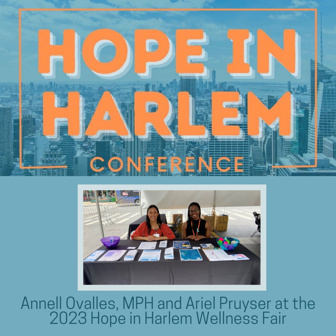 On Saturday, the BIRC had the wonderful opportunity to connect & share resources with community & local organizations in the first #HopeinHarlem Wellness Fair! Thank you to @Hopectrharlem for creating a space for health professionals & community partners to discuss mental health