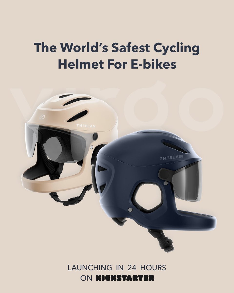 📢 The wait is almost over! Just 24 hours left until the grand launch of the world's safest cycling helmet for e-bikes on the Kickstarter platform.
🔔 Set your reminders and be the first to get your helmet at up to 60% off.
👉 Be ready to experience a new level of safety.
#ebikes