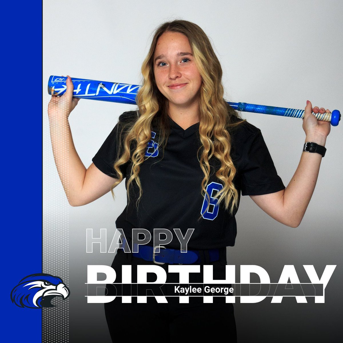 SUHawksSoftball's tweet photo. Happy Birthday to rising senior 3B, Kaylee George! 🥳��✨💗 https://t.co/cUbarzb1qP