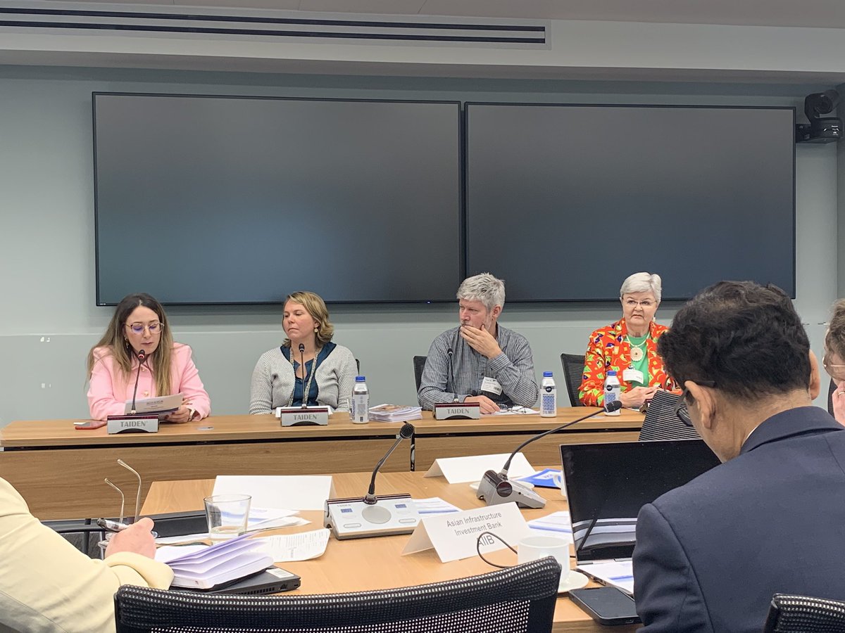 GustavoCastaner's tweet photo. Panel with Lisa Ott from #Swisspeace Stephen Haufek #UNARMS and Trudy Peterson #ICArchivSAHR on how to facilitate the use of #archives #internationalorganizations to facilitate dealing with the Past #ICArchivSIO #accountability https://t.co/CTBFbqw0yF