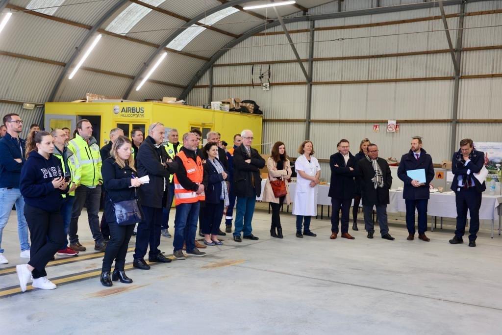 Participation ce matin à l’inauguration du nouvel hélicoptère du #SAMU62 <a href="/GHAT_62/">GH Artois-Ternois</a>
