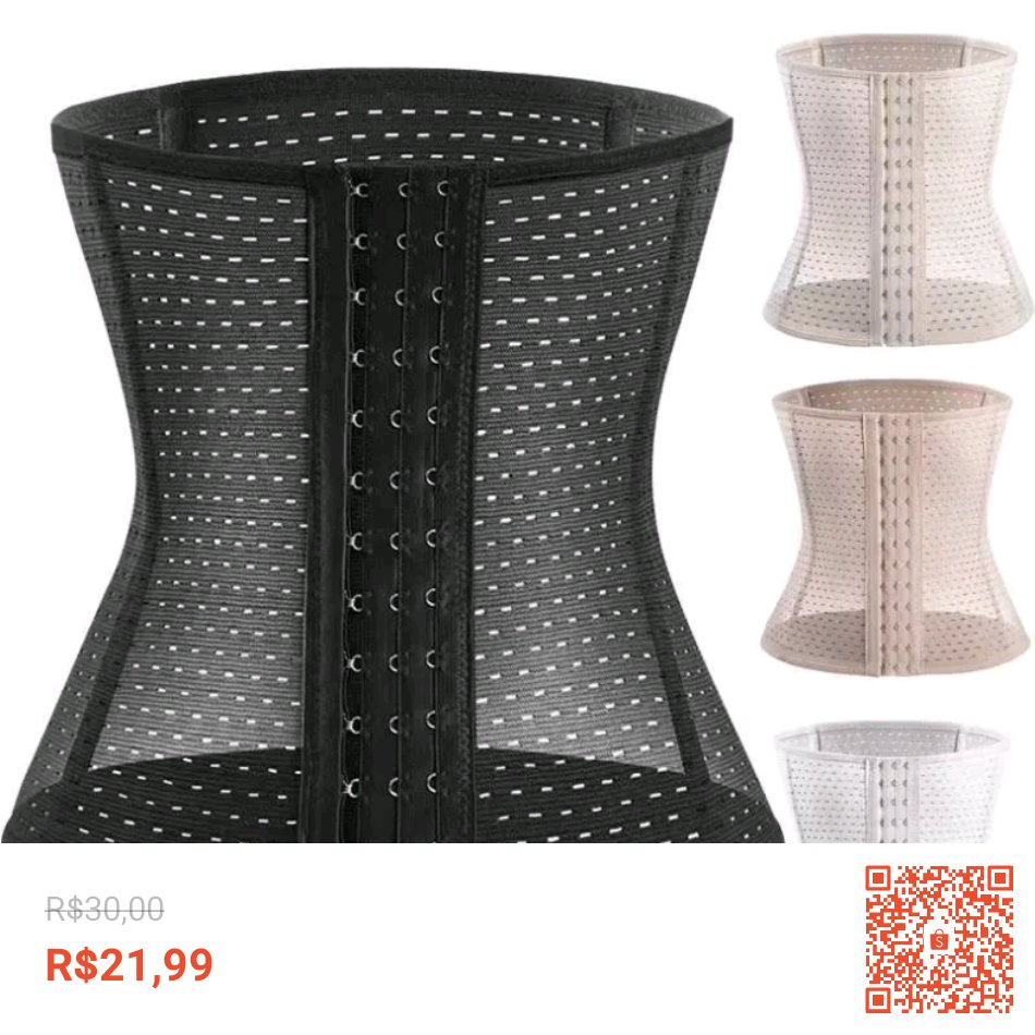 Confira Cinta modeladora ideal para afinar a cintura e ajuda perder a barriga em pouco tempo com 27% de desconto! Somente R$21,99. Encontre na Shopee agora! shope.ee/20Q7WMyCls?sha… #ShopeeBR
