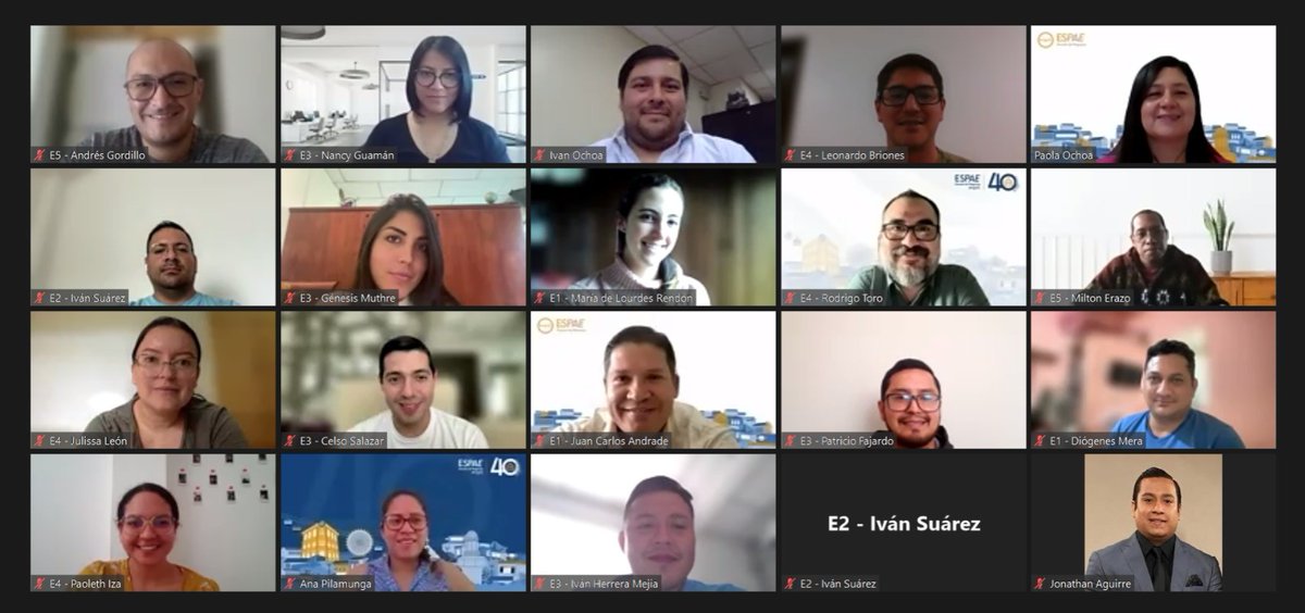 paolajochoa's tweet photo. Este fin de semana no fue solo el día de las madres, tambien trabajamos con mucho cariño en la @espae @espol. Junto con la #EMBA25 en Gestión de Personas 2 y los protagonistas de nuestros casos de estudio, como nuestro alumni Ivan Ochoa, gracias a todos @tatiTs22 https://t.co/svsmQVN1co