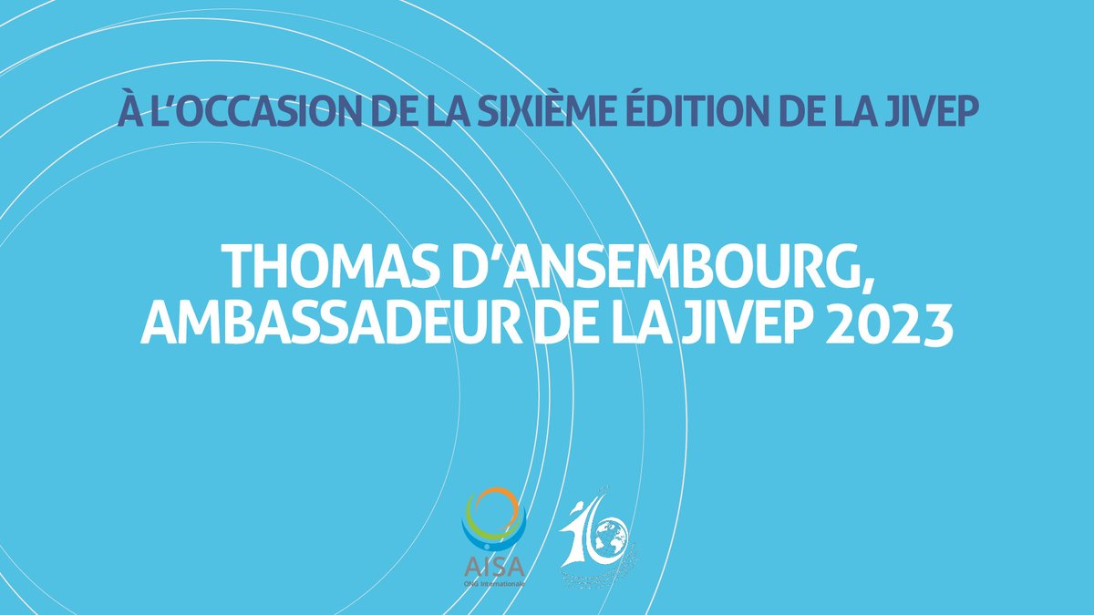 Thomas D’Ansembourg, Ambassadeur de la JIVEP 2023 - mailchi.mp/webjamaa/22102…