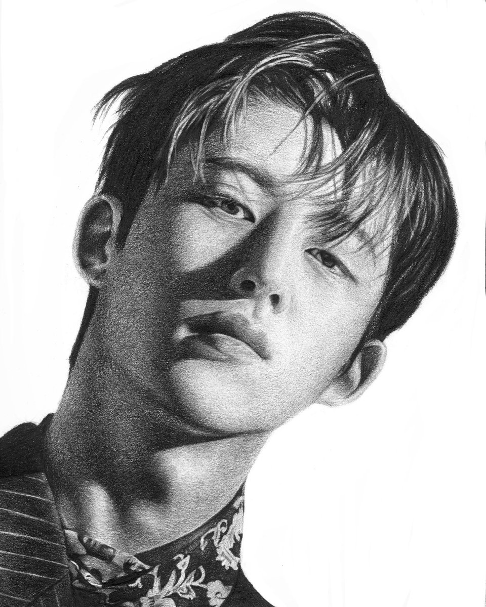 biggears_artist's tweet photo. B.I (비아이) 그려봤어요! 

 #김한빈 #비아이 #소묘 #연필 #인물화 #작가 #drawing #그림 #portrait #portraitdrawing #sketch #pencilart #pencildrawing https://t.co/62gkJMRE2b