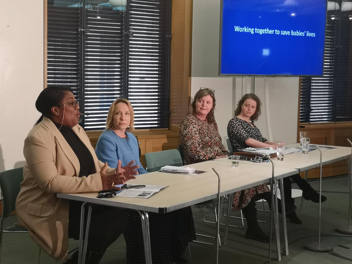 BellRibeiroAddy's tweet photo. I was in Parliament today for the launch of @SandsUK &amp; @tommys report #SavingBabiesLives

With the Government not on track to meet targets to reduce stillbirths &amp; neonatal deaths, we must keep working to ensure every mother &amp; every baby receives the standard of care they deserve. https://t.co/ufFVKGtYx9