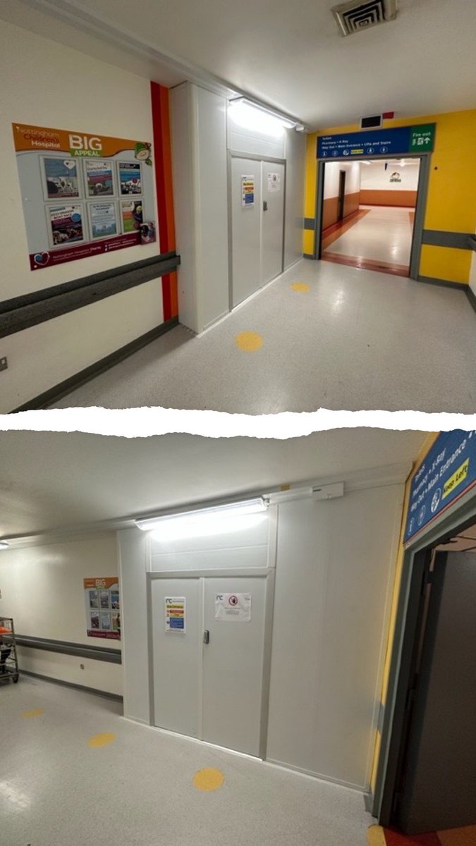 New day, New start, NMR Phase 3 commencement @TeamNUH #refurbishment #hoarding #hospital #QMC