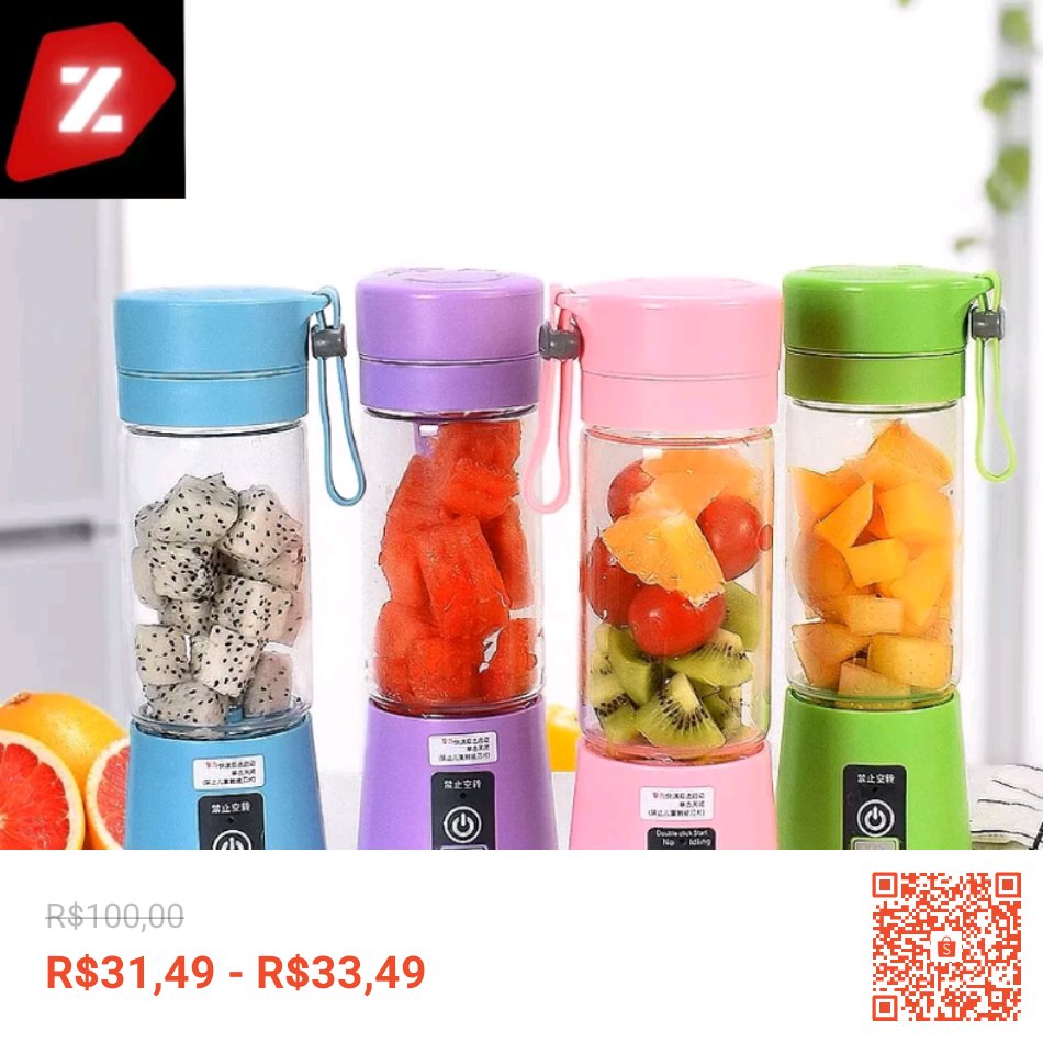 Confira Mini Liquidificador 6 Lâminas Portátil Recarregável Micro Usb com 69% de desconto! Somente R$31,49 - R$33,49. Encontre na Shopee agora! shope.ee/6KYymgRCbI?sha… #ShopeeBR