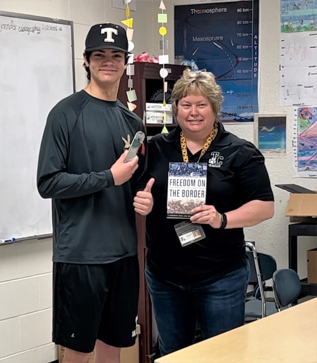 TriggCoHigh's tweet image. Rhett Plymale is the 2022 – 2023 Trigg County High School Recipient of the @uofl Yarmuth Book Award.