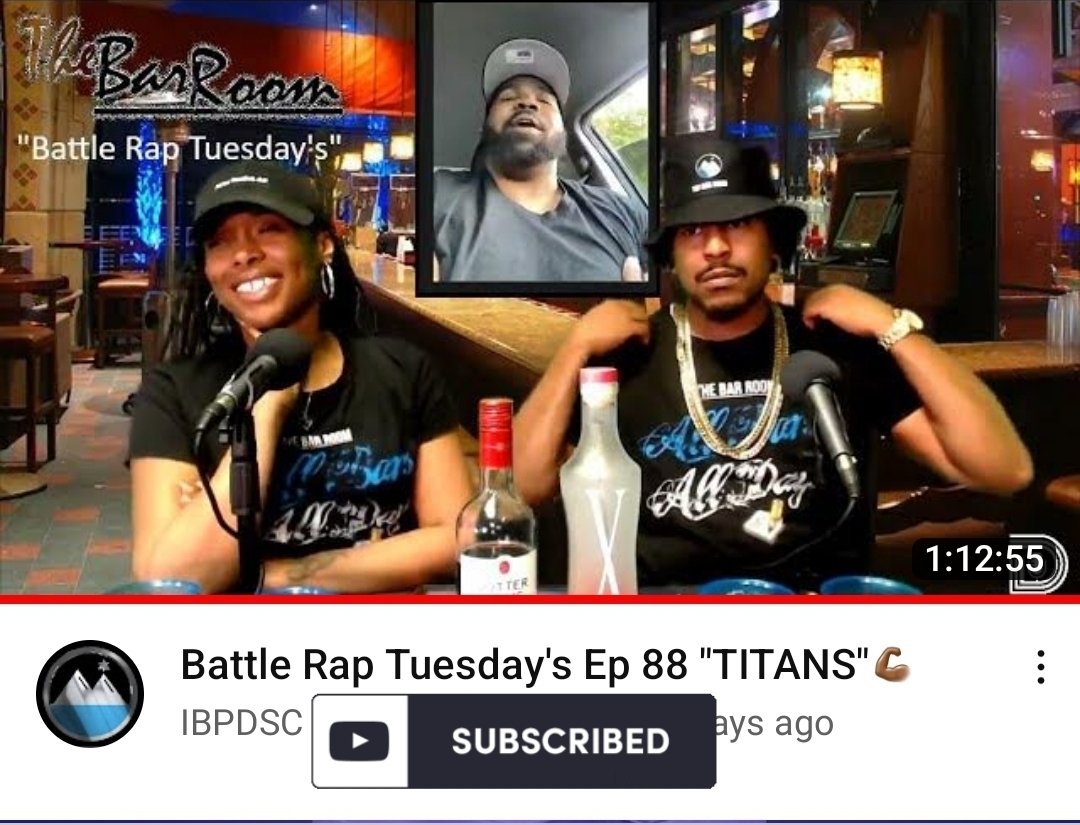TheBarRoomPromo's tweet photo. #BattleRapTuesdays Ep 88
"TITANS"πͺπΎ #Watch β¬οΈβΆοΈ
https://t.co/Ic7U3I9eGY
6IXSHOTZ VS KD π₯FACE OFFπ₯
#DivideandConquer2 RECAP & More!
Hosted By @blueibpdsc
@babyblueibpdsc
#TheBarRoom #AllBarsAllDay
#BattleRap #HipHop #Media https://t.co/Zyk2hRZYY7