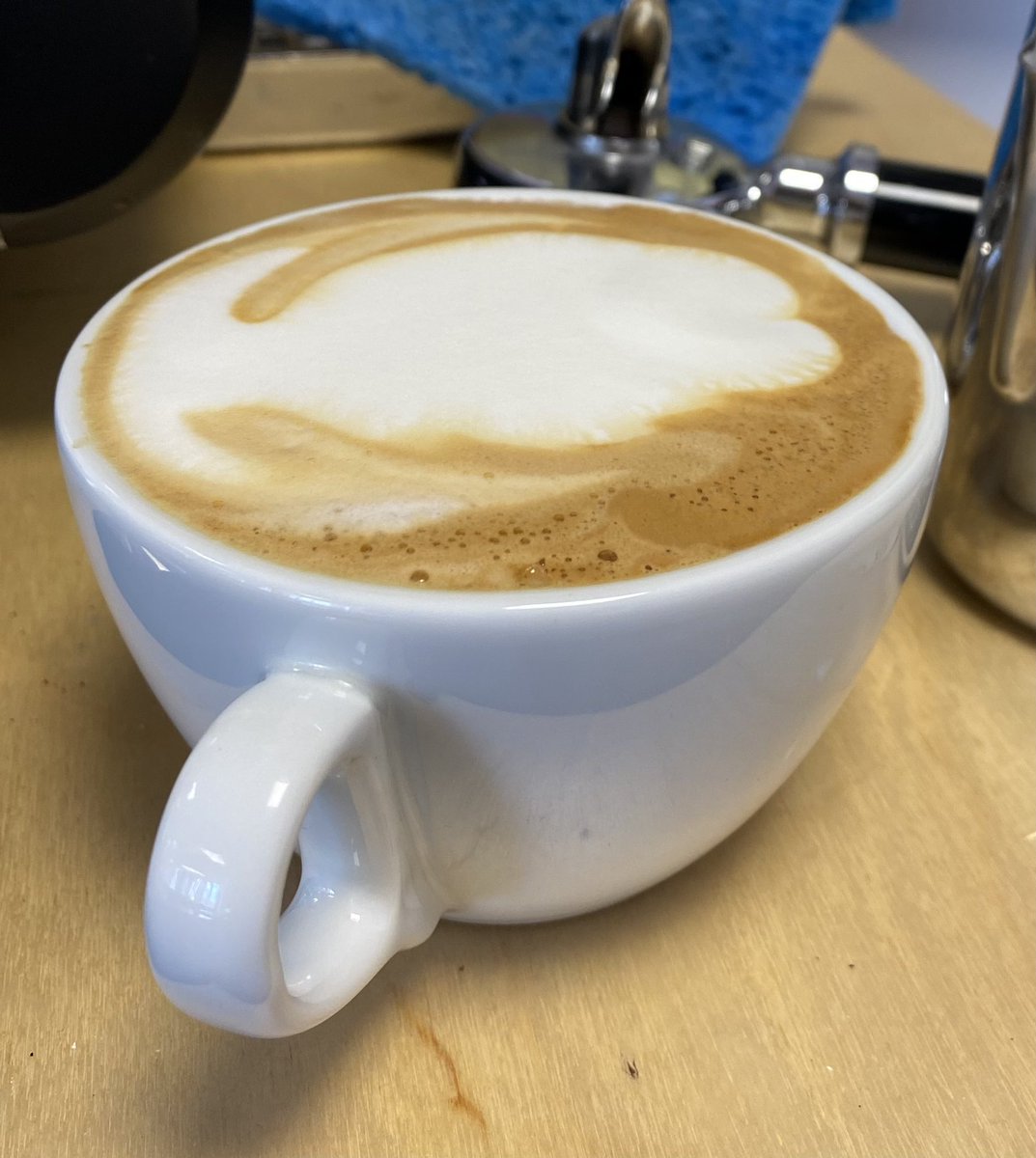 LOVED my Barista training with <a href="/MachinaCoffee/">Machina Coffee Roasters</a> this afternoon <a href="/mgsonline/">Musselburgh Grammar School</a> ☕️ might make a coffee fan out of me yet ☕️ need to work on my #latteart 😂 can’t wait to get involved with the senior Wider Achievement pupils next session ☀️