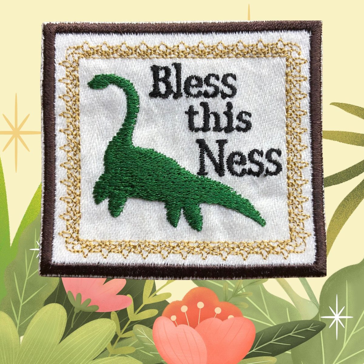 ScrappyRemnants's tweet photo. "Sweet product that is too adorable for words!" Leslie R. https://t.co/C3aS09JosG #etsy #blue #brown #krakenpatch #cryptidcore #lochnessmonster #outdoorsygiftsfor #cryptozoology #forhat #forjacket https://t.co/VI5SGHuVCK