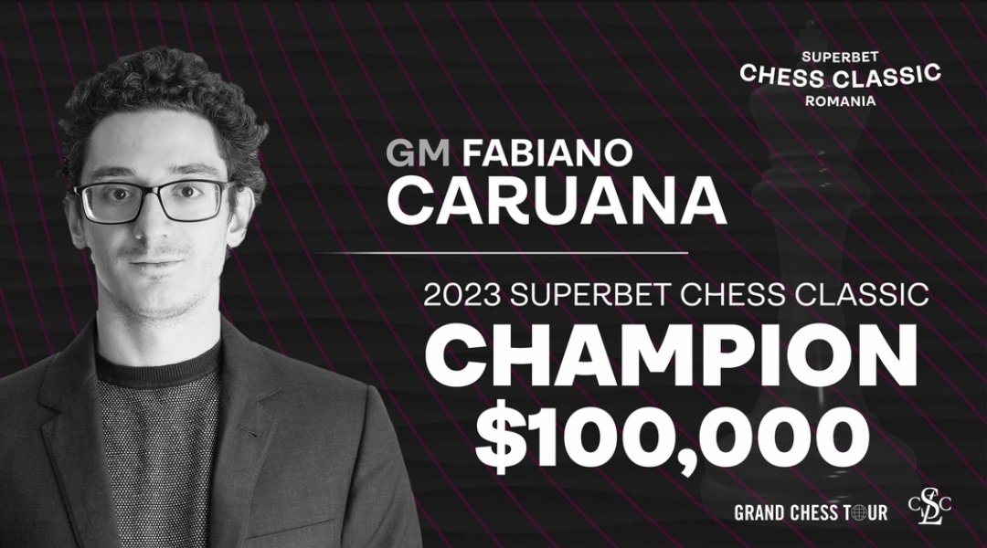 Congratulations to Fabiano Caruana for winning the Grand Chess