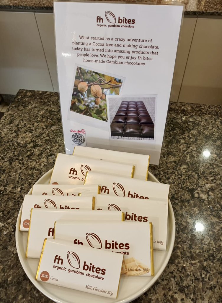 We are proud to have our products at L&amp;P Sweets at Tropic Shopping Centre
 #fhbites #gambianchocolate