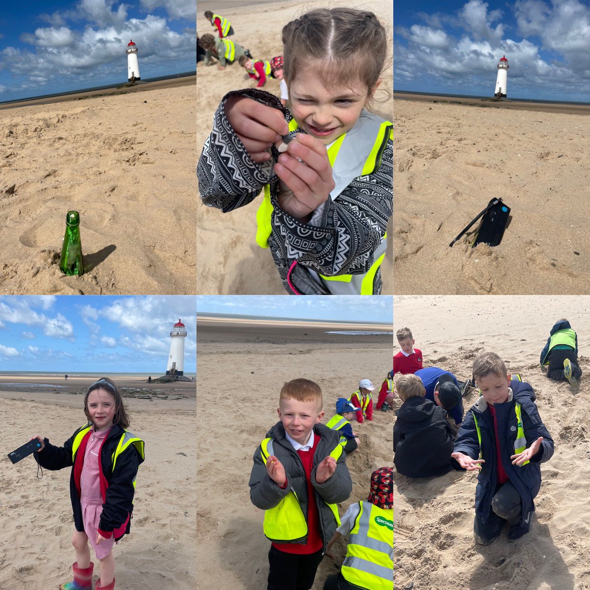 POAFederation's tweet photo. #DosbarthTwyni & #DosbarthMesen have had a great time at #TalacreBeach today!This began our new project โOโr Mynydd iโr Mรดrโ. The children were on a boat but it got caught in a storm! They were thrown overboard. Once the weather was calm, they discovered some items on the beachโฆ https://t.co/37Ybn3G1Dv