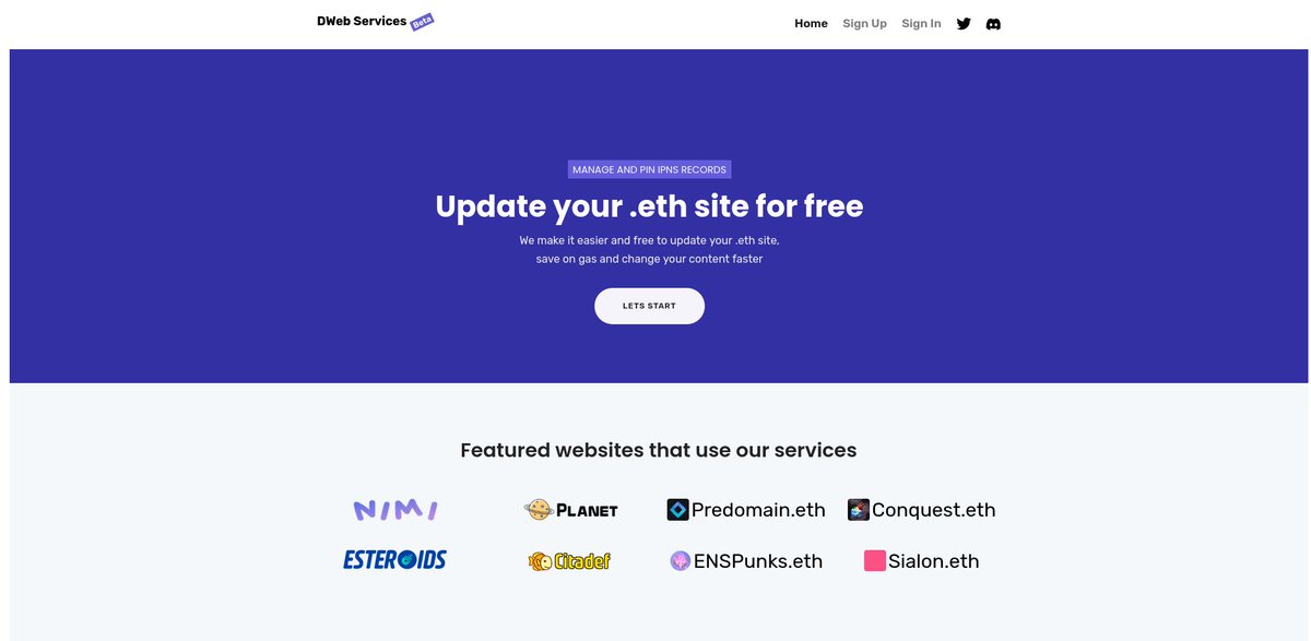 dWeb Services (dwebservices.xyz) tweet media