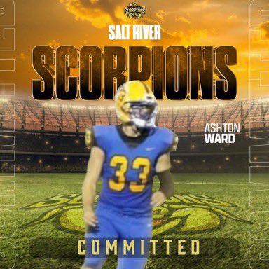 Blessed to commit to <a href="/SaltRiverFB/">Salt River Scorpions JUCO Football</a> I can’t wait to get to work !! <a href="/GametimeRC/">Gametime Recruiting & Consulting</a> <a href="/thee_coachhorne/">Coach Alec Horne</a> @SMJaguarsCoach