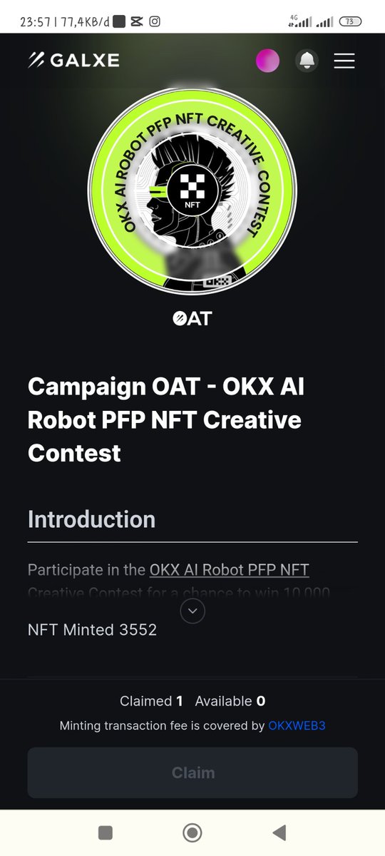 Gunawan08122403's tweet photo. @okxweb3 Done sir
This wallet on claimed #OAT below

0xd59dEEAb7F676894ac1279938176ecEb413A05e1 https://t.co/kpogJc0SBa