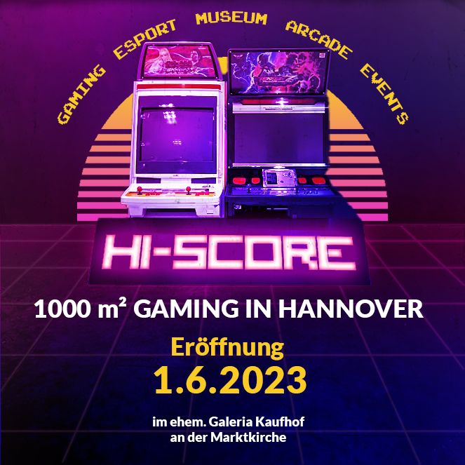 Seit fast zwei Jahren arbeiten wir daran, eine feste Location voller Videospiel-Liebe in Hannover zu errichten. Jetzt sind es nur noch wenige Tage bis zur Eröffnung 🥰