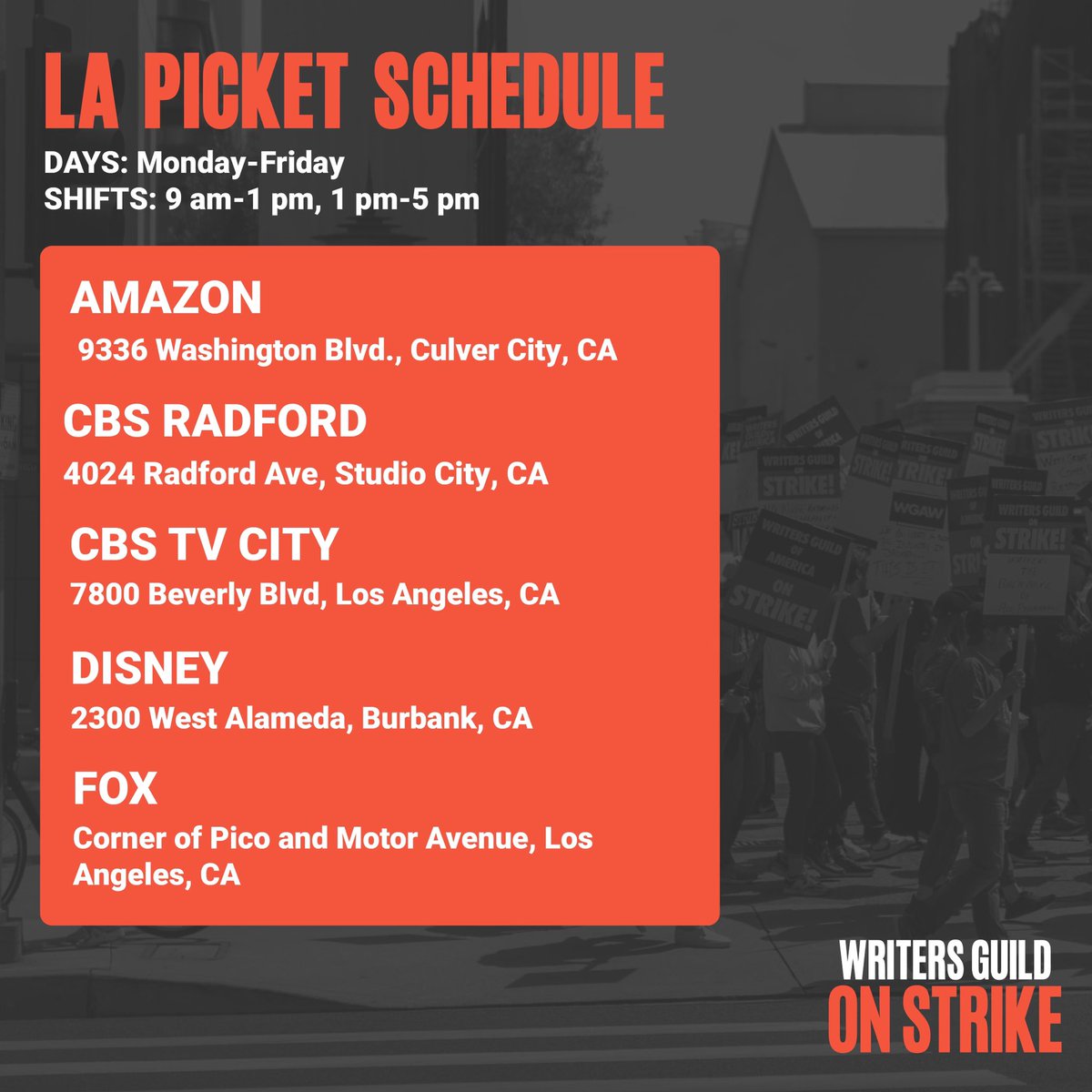 WGAWest tweet picture
