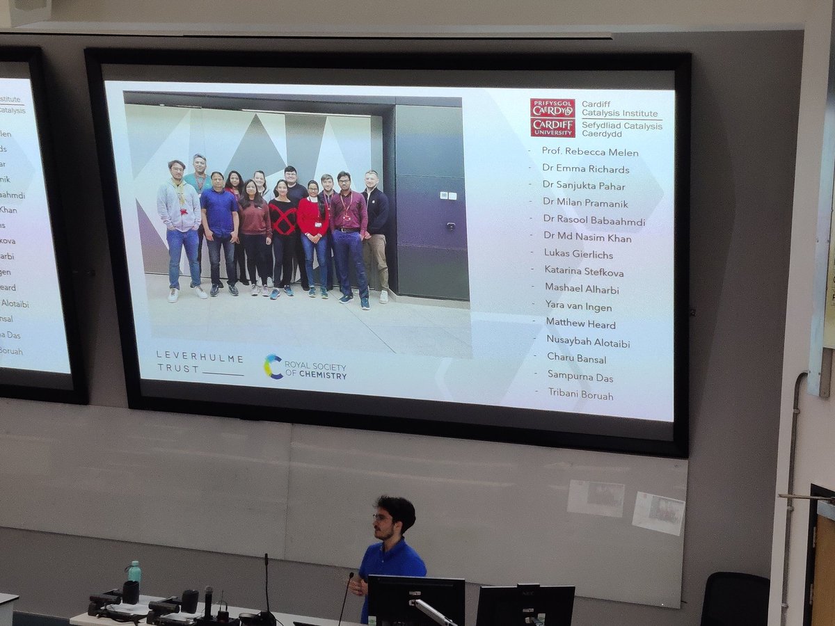 Emma Richards (@emrichards_epr) on Twitter photo An excellent contribution to the <a href="/ChemistryCU/">Cardiff University School of Chemistry</a> annual conference from our joint student <a href="/MGGuerzoni/">Michael Guerzoni</a> (<a href="/rebecca_melen/">Prof. Rebecca Melen</a> group), sponsored by <a href="/LeverhulmeTrust/">The Leverhulme Trust</a>. Now able to enjoy the dinner reception. An excellent contribution to the <a href="/ChemistryCU/">Cardiff University School of Chemistry</a> annual conference from our joint student <a href="/MGGuerzoni/">Michael Guerzoni</a> (<a href="/rebecca_melen/">Prof. Rebecca Melen</a> group), sponsored by <a href="/LeverhulmeTrust/">The Leverhulme Trust</a>. Now able to enjoy the dinner reception.