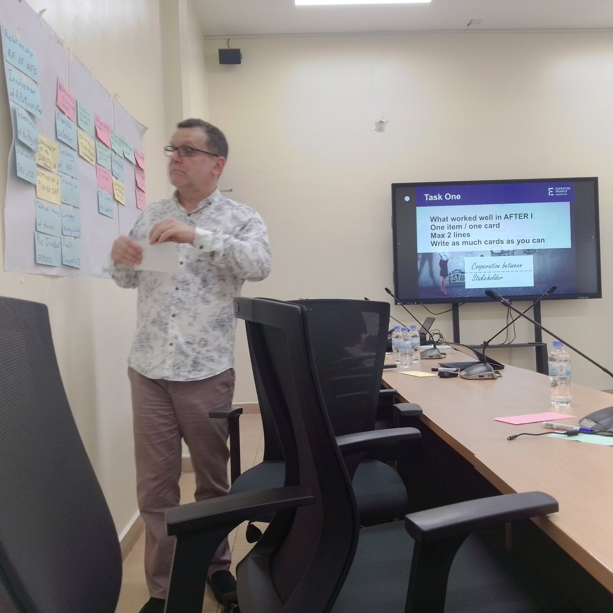 AFTERPROJECT3's tweet photo. A workshop on lessons learned from AFTER 1 is going on at RTTI.
The workshop is attended by the technical committee with the purpose of identifying best practices of doing activities that can be applied in AFTER 2 project. @AFD_en, @RwandaPolytec, @ArthurGermond, @RTB_Rwanda https://t.co/FqauJudXVE