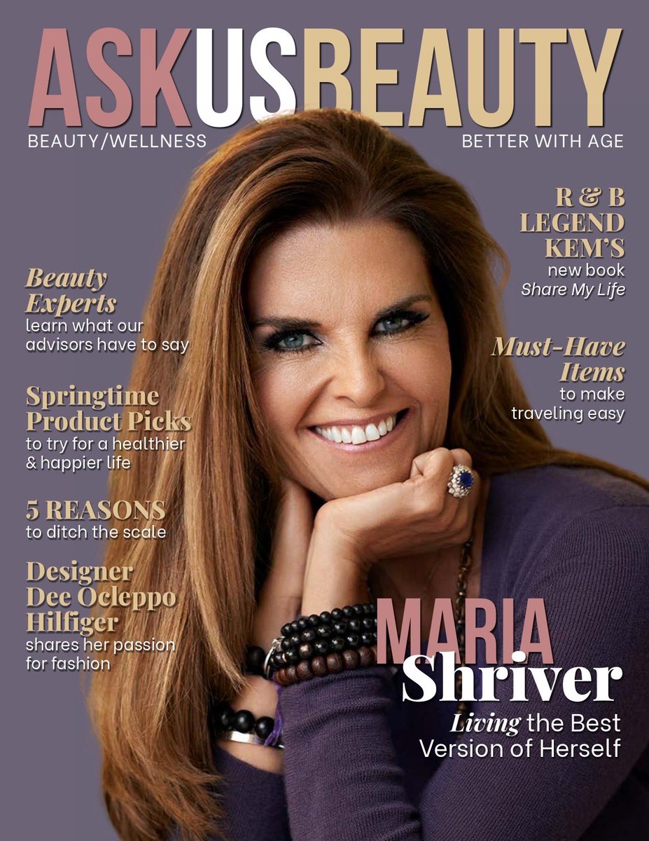 Check out our amazing cofounder <a href="/mariashriver/">Maria Shriver</a> in the latest issue of AUB!