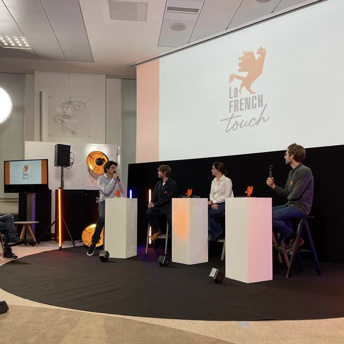 Les speakers <a href="/MaximePatte/">Maxime Patte</a> de <a href="/VeesualAI/">Veesual</a>, Guillemette Picard <a href="/UbisoftFR/">Ubisoft FR 🇫🇷</a> et Thibault Henriet de #Awen évoquent les différents #enjeux liés à l’#IA en termes de #productivité #créativité #experience #formation #technologie #consommation