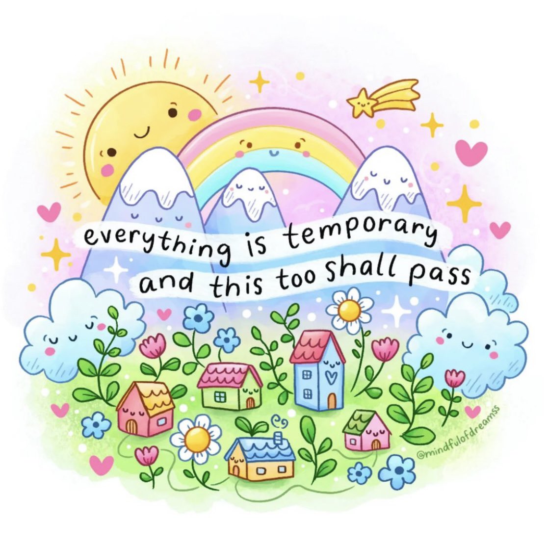 Everything is temporary and this too shall pass 🌈

Image: instagram.com/mindfulofdream… #MentalHealthAwarenessWeek