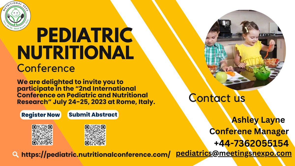 Just discovered fascinating findings at the forefront of nutritional research! From the impact of gut microbiota on overall health to the benefits of plant-based diets, Register Now: cutt.ly/o6IAj09 
#NutritionalResearch2023 #ScienceOfFood