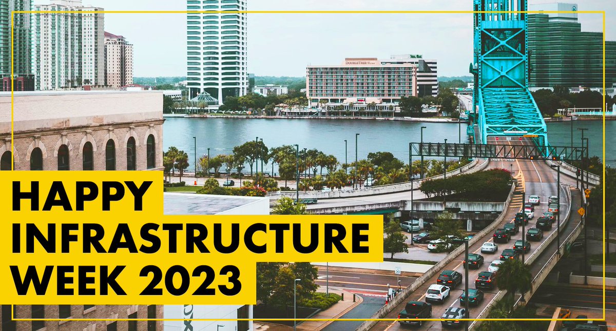 What works? #InfrastructureWorks 🙌 Get some inspiration on how to celebrate #InfrastructureWeek this year by learning how the event started and different ways we've celebrated over the years: bit.ly/41J3Ikh

@United4Infra 
@APWATWEETS 
@ASCETweets 
@ACEC_National