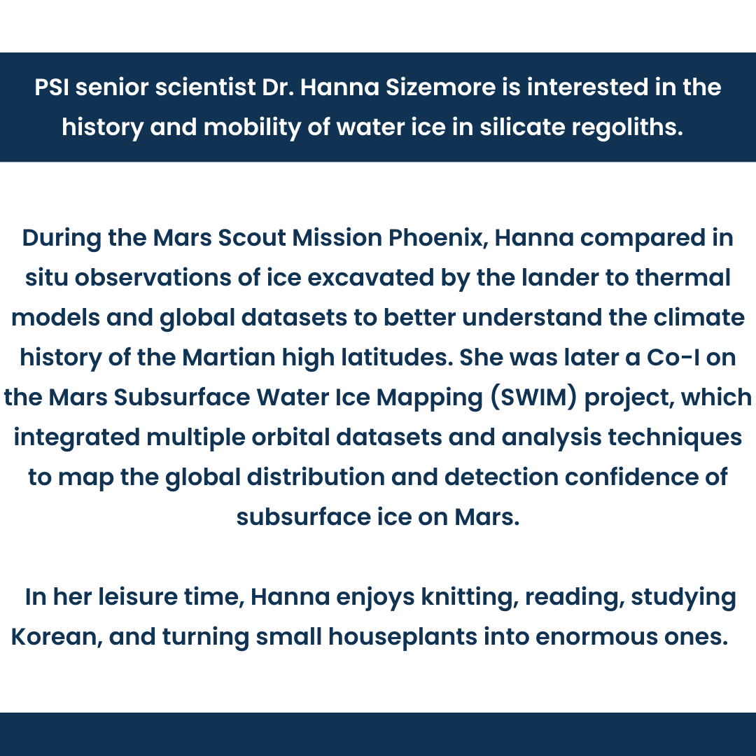 planetarysci's tweet image. Urvara Crater, NASA&apos;s Mars mission &amp;amp; More!

PSI senior scientist Dr Hanna Sizemore’s presentation at #LPSC2023 shows new high-resolution geologic mapping of Urvara crater on dwarf planet Ceres.

Learn more about Dr. Sizemore in our newsletter: mailchi.mp/psi.edu/psiedu…